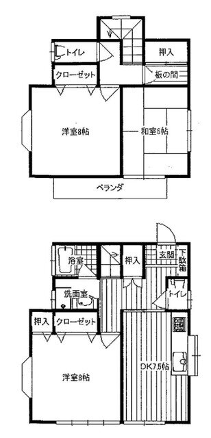 東京都清瀬市中清戸１ 清瀬駅 3DK 一戸建て 賃貸物件詳細