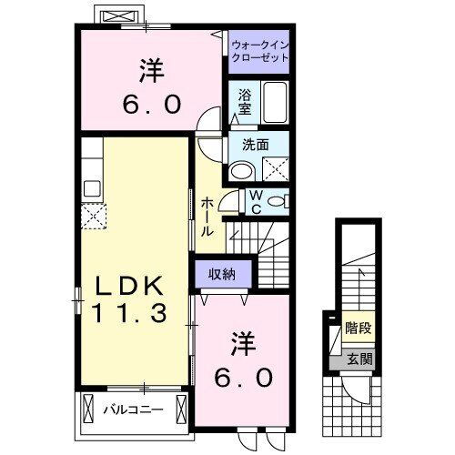 京都府福知山市字長田 福知山駅 2LDK アパート 賃貸物件詳細