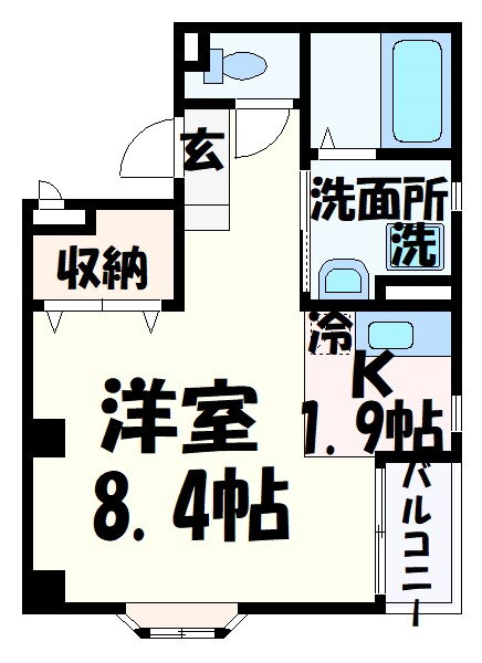 兵庫県神戸市兵庫区松本通４ 大開駅 1K アパート 賃貸物件詳細