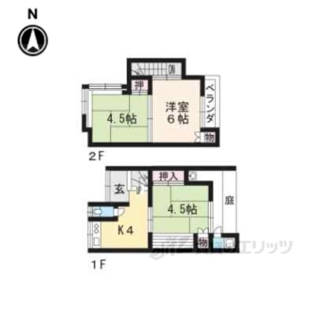京都府京都市中京区西ノ京中御門東町 円町駅 3K 一戸建て 賃貸物件詳細