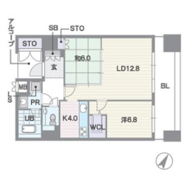 福岡県福岡市中央区大名２ 赤坂駅 2LDK マンション 賃貸物件詳細