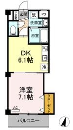 岡山県倉敷市笹沖 福井駅 1DK マンション 賃貸物件詳細