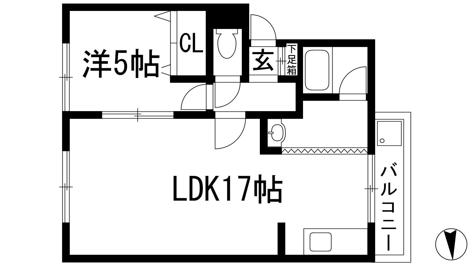 メゾンドリュウ桃園 2階 1LDK 賃貸物件詳細