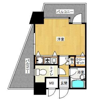 ピュアドーム博多エクセーヌ 6階 ワンルーム 賃貸物件詳細