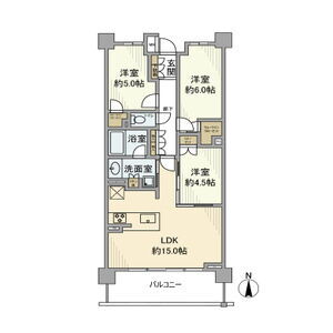 オープンレジデンシア桜山ヒルズ 4階 3LDK 賃貸物件詳細