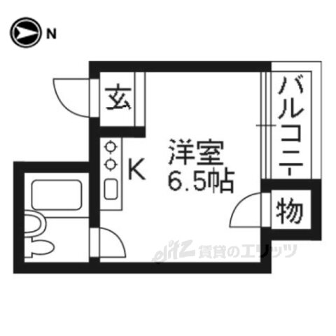 京都府京都市右京区西京極畑田町 西京極駅 1K マンション 賃貸物件詳細