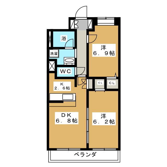 神奈川県横浜市港北区樽町１ 綱島駅 2LDK マンション 賃貸物件詳細