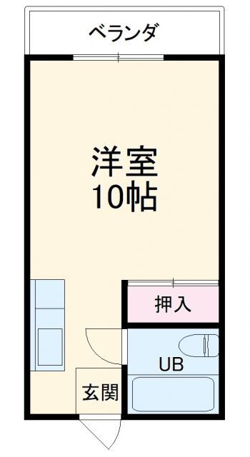 カスティージョ兼城 1階 ワンルーム 賃貸物件詳細