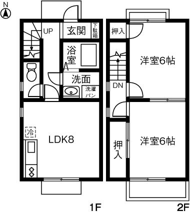 愛知県一宮市赤見４ 名鉄一宮駅 2LDK 一戸建て 賃貸物件詳細