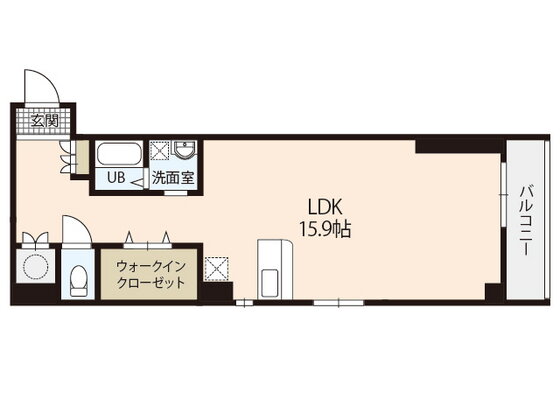 広島県広島市中区幟町 広島駅 1LDK マンション 賃貸物件詳細
