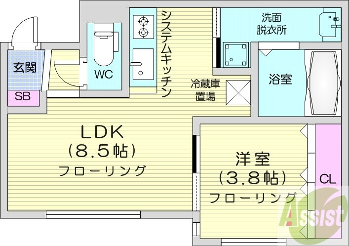 北海道札幌市中央区南十条西１ 中島公園駅 1LDK マンション 賃貸物件詳細