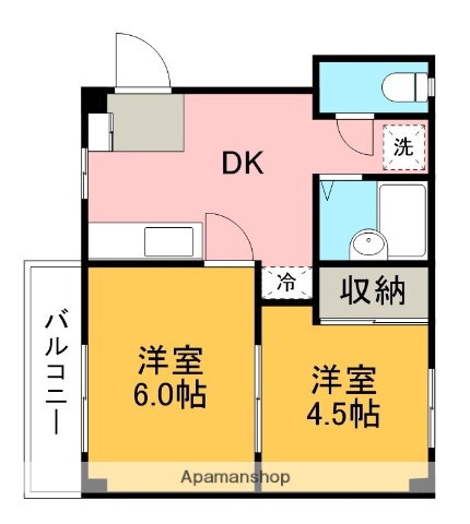 神奈川県相模原市中央区小山３ 橋本駅 2DK マンション 賃貸物件詳細