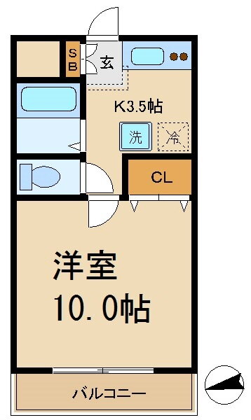千葉県松戸市古ケ崎２ 松戸駅 1K マンション 賃貸物件詳細