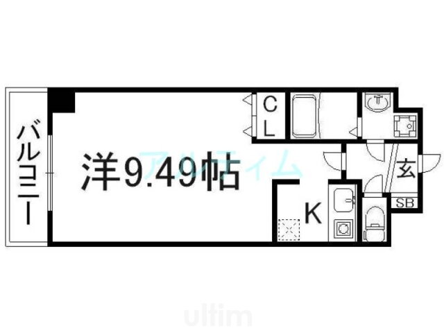 京都府京都市南区上鳥羽石橋町 上鳥羽口駅 1K マンション 賃貸物件詳細