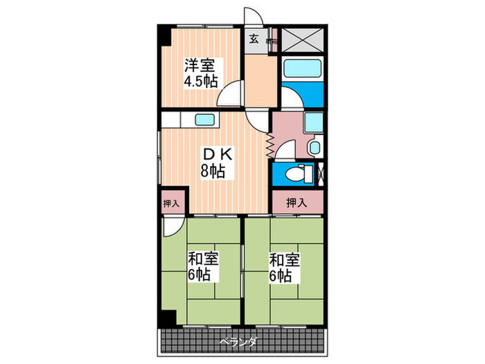 広島県広島市西区古江新町 古江駅 3DK マンション 賃貸物件詳細