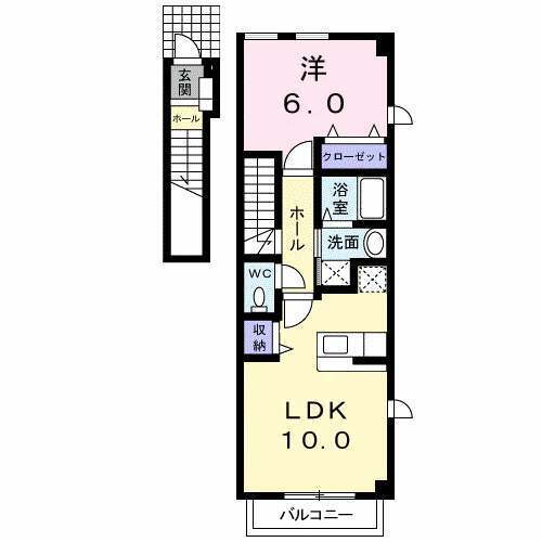群馬県伊勢崎市中央町 新伊勢崎駅 1LDK アパート 賃貸物件詳細