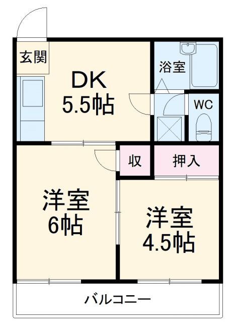 埼玉県川口市芝中田１ 蕨駅 2DK マンション 賃貸物件詳細