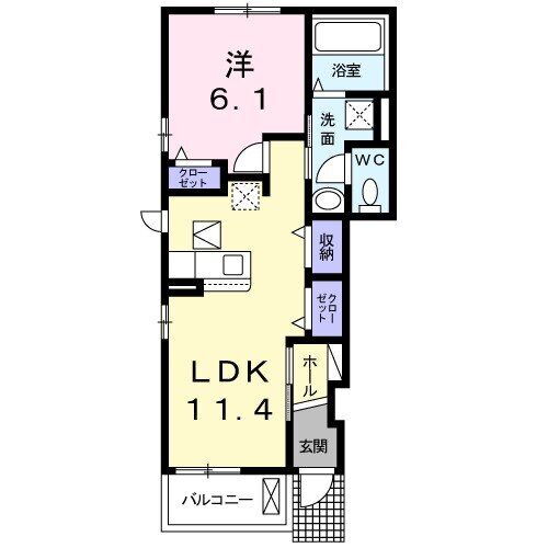 愛知県額田郡幸田町大字菱池字岩堀 幸田駅 1LDK アパート 賃貸物件詳細