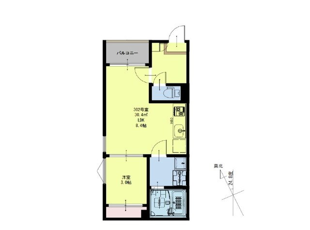 宮城県仙台市宮城野区銀杏町 陸前原ノ町駅 1LDK アパート 賃貸物件詳細