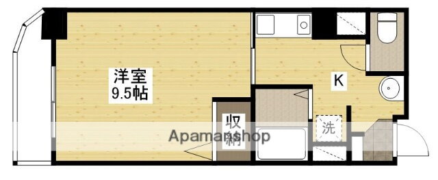 広島県広島市中区河原町 舟入町駅 1K マンション 賃貸物件詳細