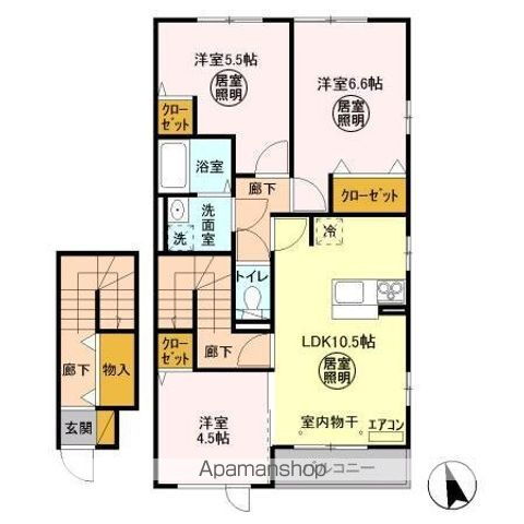 千葉県柏市篠籠田 豊四季駅 3LDK アパート 賃貸物件詳細
