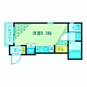 メゾンドソレイユ 2階 ワンルーム 賃貸物件詳細