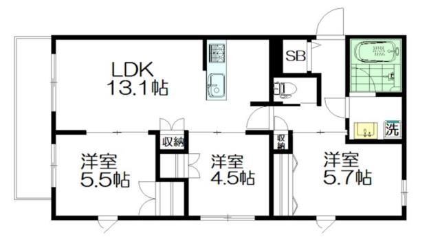 東京都杉並区阿佐谷南１ 新高円寺駅 3LDK マンション 賃貸物件詳細