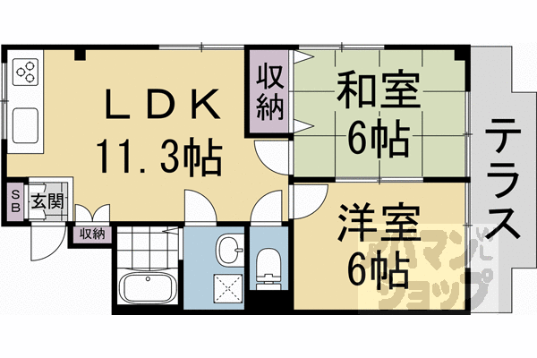 京都府京都市南区久世中久世町１ 向日町駅 2LDK マンション 賃貸物件詳細