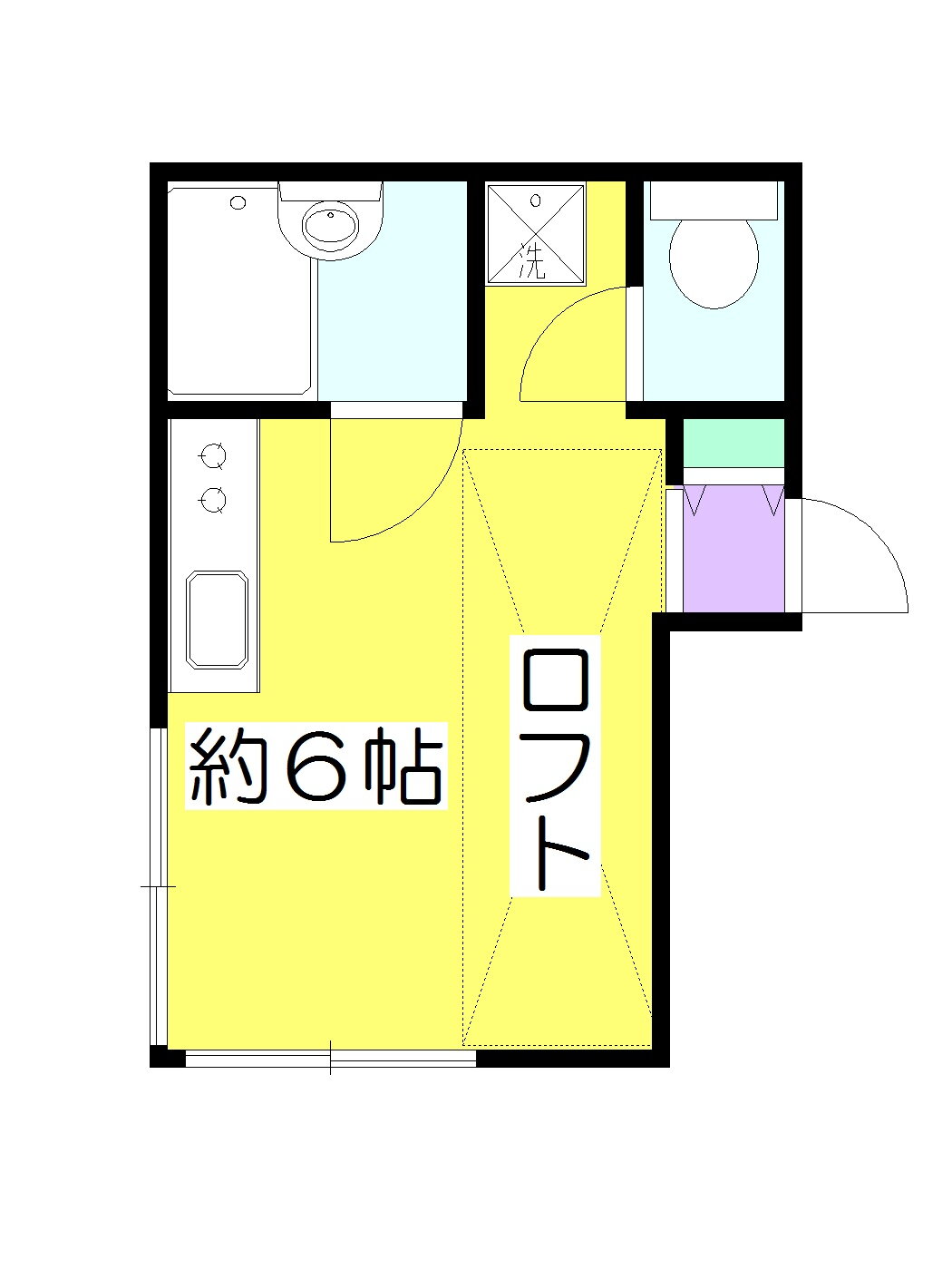 埼玉県越谷市大字袋山 大袋駅 ワンルーム アパート 賃貸物件詳細