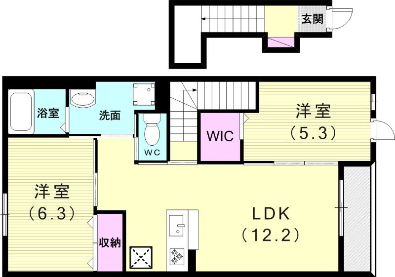 兵庫県神戸市西区今寺 朝霧駅 2LDK アパート 賃貸物件詳細