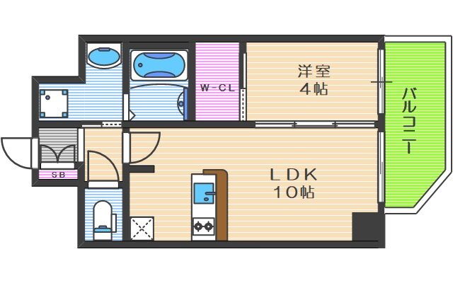 大阪府大阪市北区中津７ 中津駅 1LDK マンション 賃貸物件詳細