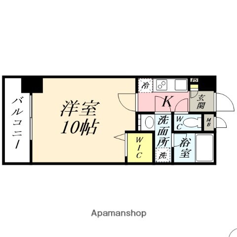 岡山県岡山市北区清輝本町 清輝橋駅 1K マンション 賃貸物件詳細