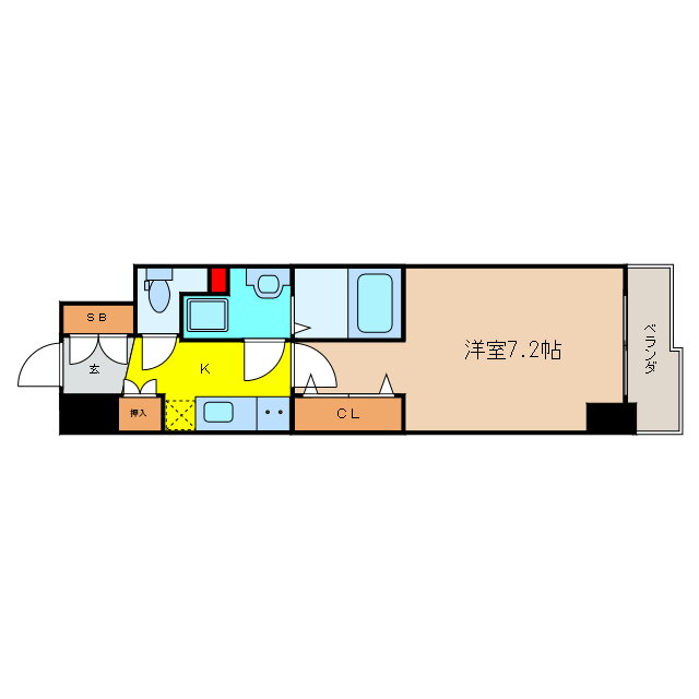 大阪府大阪市中央区南船場２ 長堀橋駅 1K マンション 賃貸物件詳細