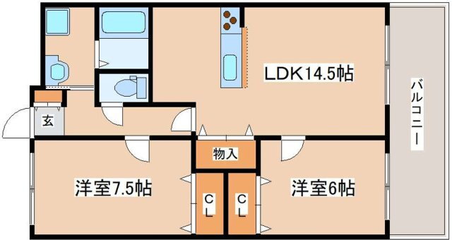 兵庫県加東市下滝野１ 滝野駅 2LDK アパート 賃貸物件詳細