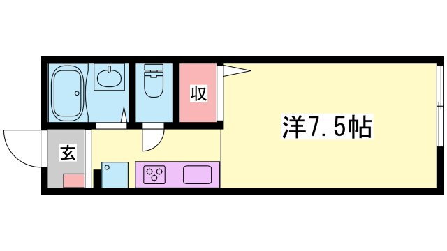 兵庫県三木市志染町広野１ 志染駅 1K アパート 賃貸物件詳細