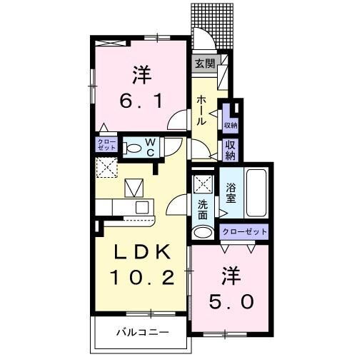 神奈川県横浜市青葉区大場町 市が尾駅 2LDK アパート 賃貸物件詳細