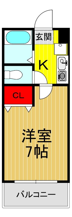 埼玉県川口市並木３ 西川口駅 1K マンション 賃貸物件詳細