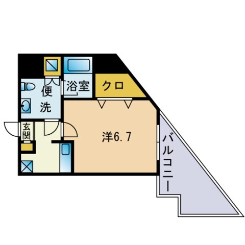 福岡県福岡市中央区白金２ 西鉄平尾駅 1K マンション 賃貸物件詳細