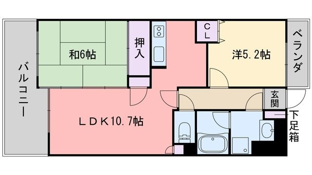 福岡県福岡市早良区原２ 藤崎駅 2LDK マンション 賃貸物件詳細