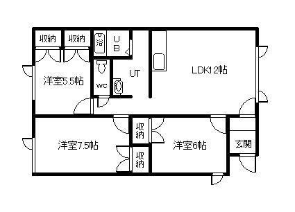 北海道名寄市西五条南１ 名寄駅 3LDK アパート 賃貸物件詳細