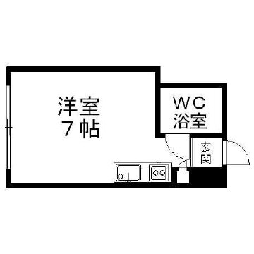 シャンボール札幌 10階 ワンルーム 賃貸物件詳細