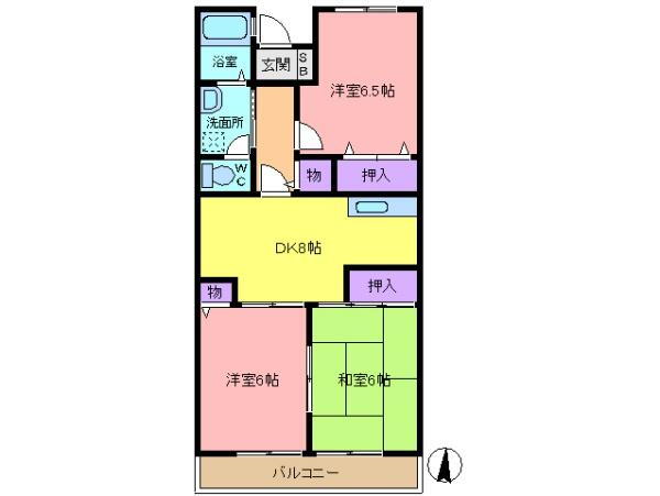 埼玉県春日部市一ノ割３ 一ノ割駅 3DK マンション 賃貸物件詳細