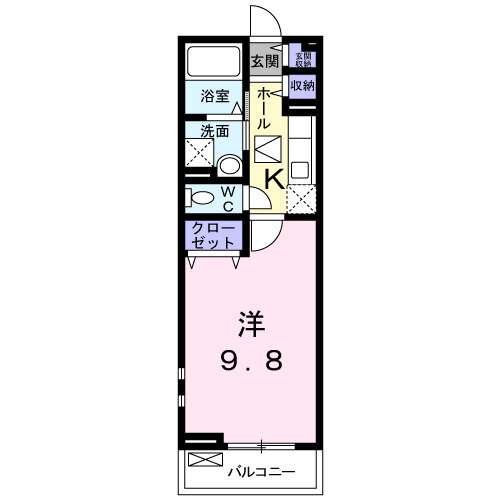 和歌山県和歌山市黒田 紀伊中ノ島駅 1K アパート 賃貸物件詳細