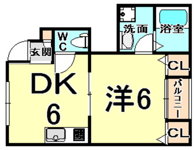 兵庫県尼崎市杭瀬寺島１ 杭瀬駅 1DK アパート 賃貸物件詳細