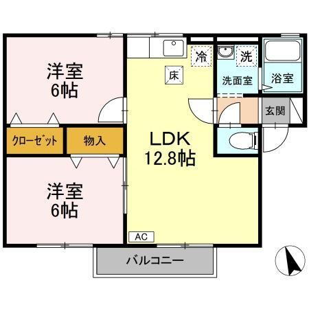 愛媛県松山市石風呂町 港山駅 2LDK アパート 賃貸物件詳細
