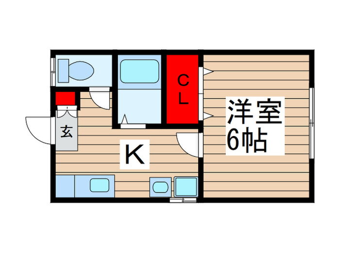 千葉県千葉市中央区村田町 浜野駅 1K アパート 賃貸物件詳細