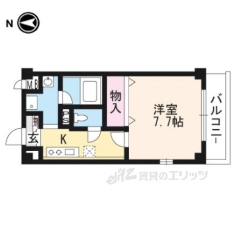 滋賀県野洲市市三宅 野洲駅 1K マンション 賃貸物件詳細