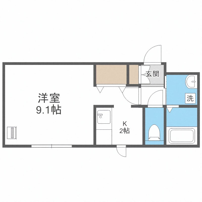 北海道札幌市豊平区美園四条１ 豊平公園駅 1K マンション 賃貸物件詳細