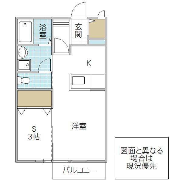 茨城県水戸市石川１ 赤塚駅 1SK アパート 賃貸物件詳細
