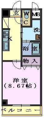 愛知県名古屋市千種区東山元町５ 名古屋大学駅 1K マンション 賃貸物件詳細